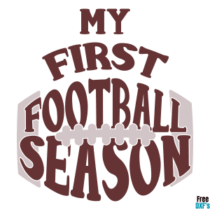 Free My First Football Season DXF