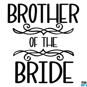 Free Brother of the Bride DXF