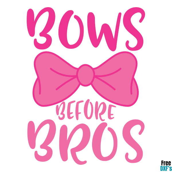 Free Bows before Bros DXF