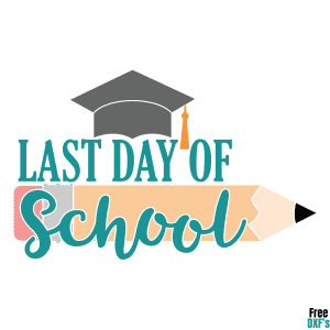 Free Last Day of School DXF