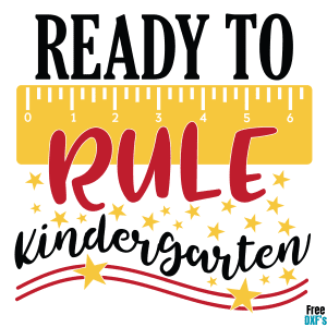 Free Ready to Rule Kindergarten DXF