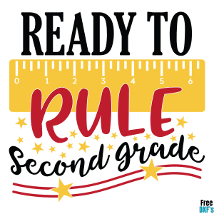 Free Ready to Rule Second Grade DXF