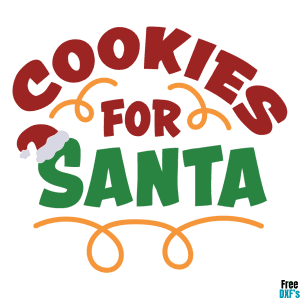 Free Cookies for Santa DXF