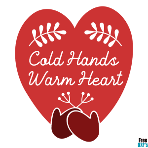 Free Cold Hands Warm Heart DXF