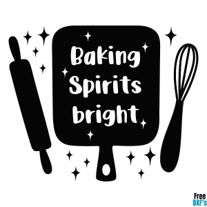 Free Baking Spirits Bright DXF