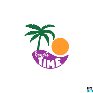 Free Beach Time DXF