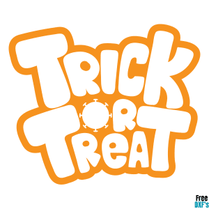 Free Trick or Treat Design 2 DXF