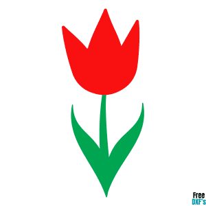 Free Tulip DXF