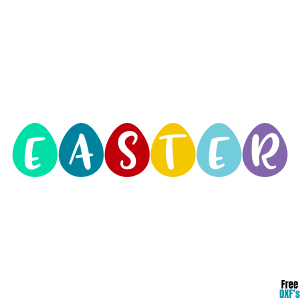 Free Easter DXF