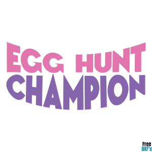 Free Egg Hunt Champion DXF