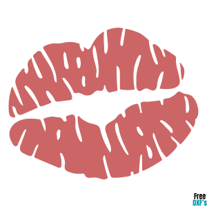 Free Lips Design DXF