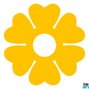 Free Spring Flower DXF