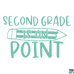 Free 2nd Grade is on Point DXF