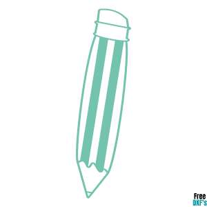 Free Pencil Outline DXF