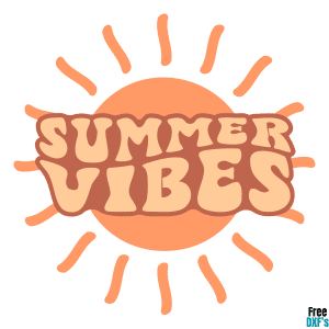 Free Summer Vibes DXF