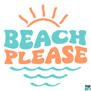 Free Beach Please DXF