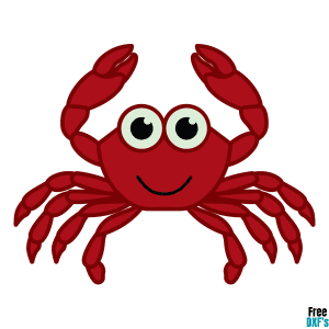 Free Crab Design DXF