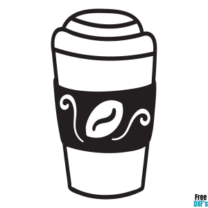 Free Takeout Coffee Cup DXF