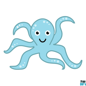 Free Octopus Design DXF
