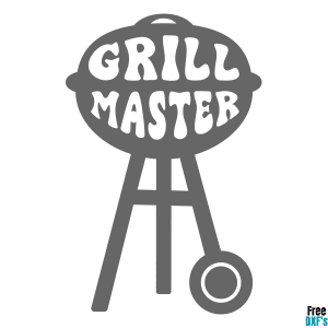 Free Grill Master B B Q Design DXF