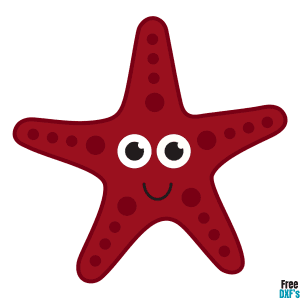 Free Starfish Design DXF