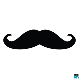Free Mustache DXF
