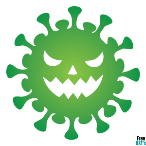 Free Halloween Scary Monster DXF