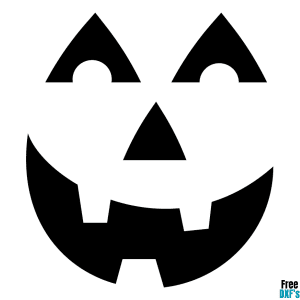 Free Jack O' Lantern Face Design 2 DXF