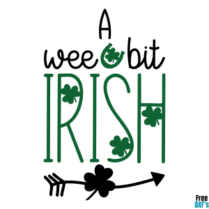 Free A wee bit Irish DXF