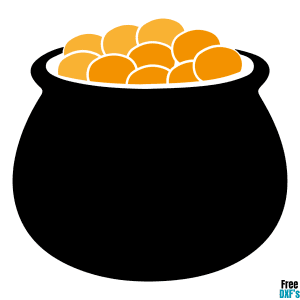Free Pot of Gold DXF