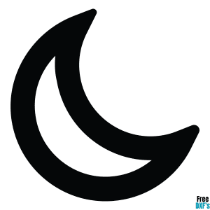 Free Moon DXF