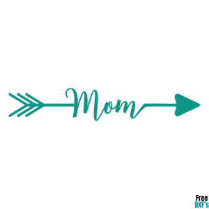 Free Mom Arrow DXF