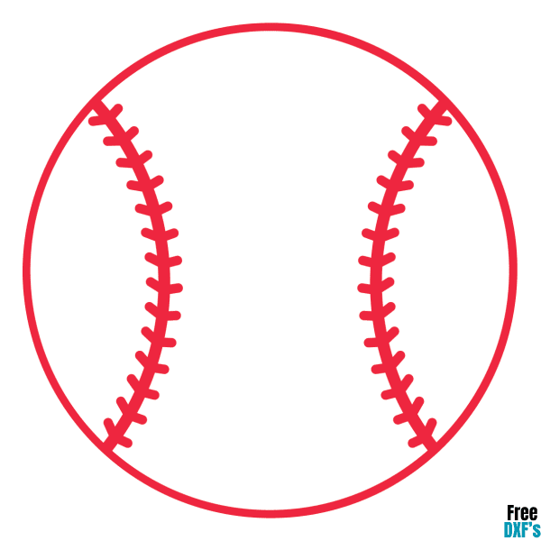Free Baseball Design DXF