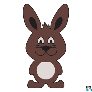 Free Easter Bunny Design 2 DXF