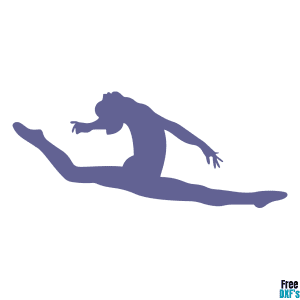 Free Gymnast Design 2 DXF