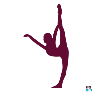 Free Gymnast Design 3 DXF