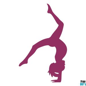 Free Gymnast Design 4 DXF