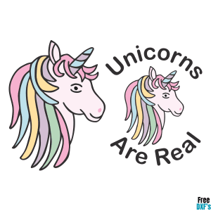 Free Unicorns are Real DXF