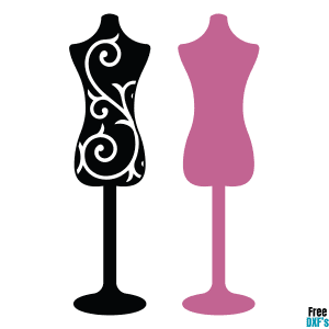 Free Sewing Dress Form Designs DXF