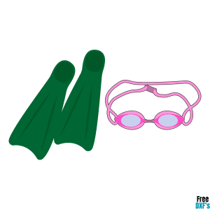 Free Swimming and Beach Designs Set 1 DXF