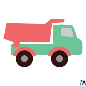 Free Dump Truck Design DXF