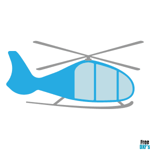Free Helicopter Design DXF