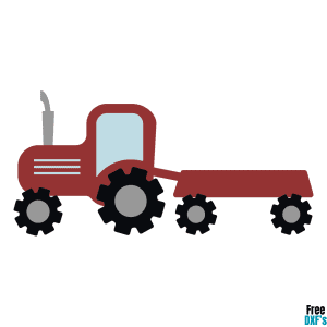 Free Tractor and Trailer Design DXF