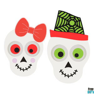 Free Cute Skeleton Designs DXF