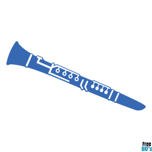 Free Clarinet Marching Band Design DXF