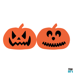 Free Halloween Pumpkin Jack O Lantern Designs Set 1 DXF