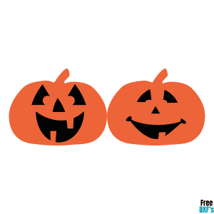 Free Halloween Pumpkin Jack O Lantern Designs Set 3 DXF