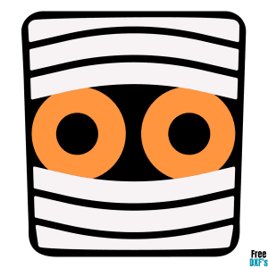 Free Mummy Square Head Design DXF