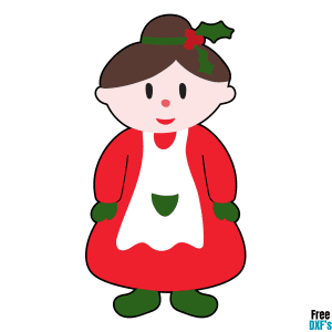 Free Mrs Claus Design DXF
