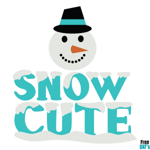 Free Snow Cute Design DXF